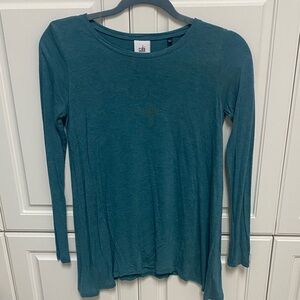 CAbi Teal Long Sleeve Top